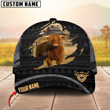 Joycorners Highland On The Farm Customized Name Rodeo Pattern Cap