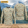 Joycorners Fishing Gear Items SPF Long Sleeve Shirts, Custom Fishing Shirt, Men Long Sleeve Shirt