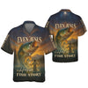 Joycorners Even Jesus Had a Fish Story, Fishing Funny Shirt, Fishing UV Shirts, SPF Shirts For Men, Hooded Sun Shirt