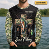 Joycorners I Like Fishing And Believe In Jesus, Camo Fishing Shirt, Fishing UPF Shirts, Jesus Fishing Shirt, Gift For Fishermen