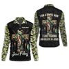 Joycorners I Like Fishing And Believe In Jesus, Camo Fishing Shirt, Fishing UPF Shirts, Jesus Fishing Shirt, Gift For Fishermen
