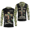 Joycorners I Like Fishing And Believe In Jesus, Camo Fishing Shirt, Fishing UPF Shirts, Jesus Fishing Shirt, Gift For Fishermen