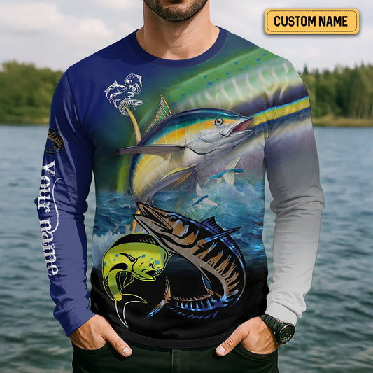 Joycorners Just One More Cast I Promise UPF Fishing Shirts, Funny Fishing Shirts, Fishing Shirt For Men