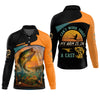 Joycorners Can't Work Today My Arm Is In A Cast Hooded UPF Shirt, Fishing Funny Shirt, Hooded UPF Shirt, Men Long Sleeve Shirt