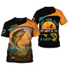 Joycorners Can't Work Today My Arm Is In A Cast Hooded UPF Shirt, Fishing Funny Shirt, Hooded UPF Shirt, Men Long Sleeve Shirt