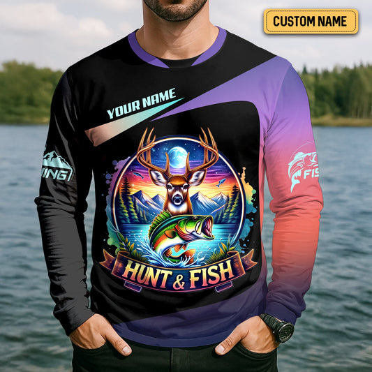 Joycorners Fishing Hunting Mens Hooded UPF Shirt, Long Sleeve Fishing Shirts, SPF Shirts For Men, Mens Casual Shirts