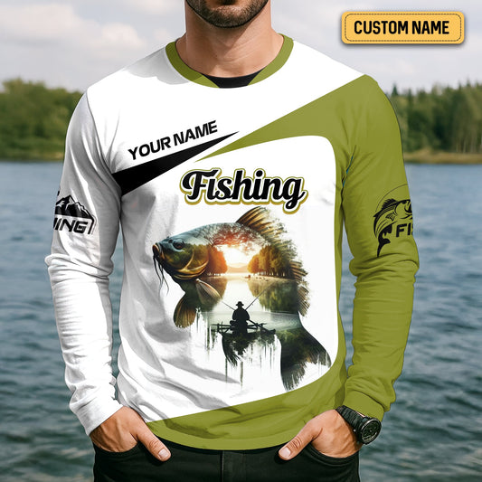 Joycorners I Have a Retirement Plan Fishing UPF Shirts, Long Sleeve Fishing Shirts, Fishing Funny Shirt, Men Long Sleeve Shirt