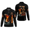 Joycorners The Man The Myth The Legend, Hooded UPF Shirt, Tournament Fishing Shirt, Funny Fishing Tee Shirts, Long Sleeve Tops