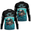 Joycorners Wishin I Was Fishin UV Shirts For Men, Long Sleeve Fishing Shirts, Fishing UPF Shirts, Funny Fishing Shirt