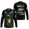 Joycorners Have A Crappie Day SPF Shirts For Men, Funny Fishing Shirts, Gag Gifts For Men, Men Long Sleeve Shirt