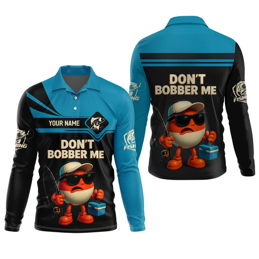 Joycorners Don't Bobber Me SPF Shirts For Men, Funny Fishing Shirts, Gag Gifts For Men, Men Long Sleeve Shirt