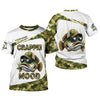 Joycorners Crappie Mood Camo Fishing Shirt,  SPF Shirts For Men, Gag Gifts For Men, Men Long Sleeve Shirt