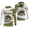 Joycorners Crappie Mood Camo Fishing Shirt,  SPF Shirts For Men, Gag Gifts For Men, Men Long Sleeve Shirt