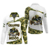 Joycorners Crappie Mood Camo Fishing Shirt,  SPF Shirts For Men, Gag Gifts For Men, Men Long Sleeve Shirt