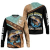 Joycorners Fish Around And Find Trout Shirt, Trout Fishing Shirt, Long Sleeve Fishing Shirts, SPF Shirts For Men, Funny Fishing Shirt