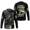 Joycorners I'm Fishing, Thinking About It, Funny Fishing Shirts, UV Shirts For Men, Men Long Sleeve Shirt
