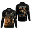 Joycorners WTF Where's The Fish, Funny Skeleton Shirts, Fishing UV Shirts, Gag Gifts For Men, Mens Casual Shirts
