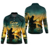 Joycorners Fishing Is My Therapy, Long Sleeve Sun Shirt, SPF Shirts For Men, Gag Gifts For Men, Fishing Shirt For Men