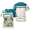 Joycorners Living The Reel Life Fishing Shirts, Funny Fishing Shirts, Long Sleeve Sun Shirt, Fishing Gifts For Men