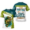 Joycorners I Like Fishing Fishing UPF Shirts, Breathable Long Sleeve Shirt, Funny Fishing T-Shirt, Men Long Sleeve Shirt