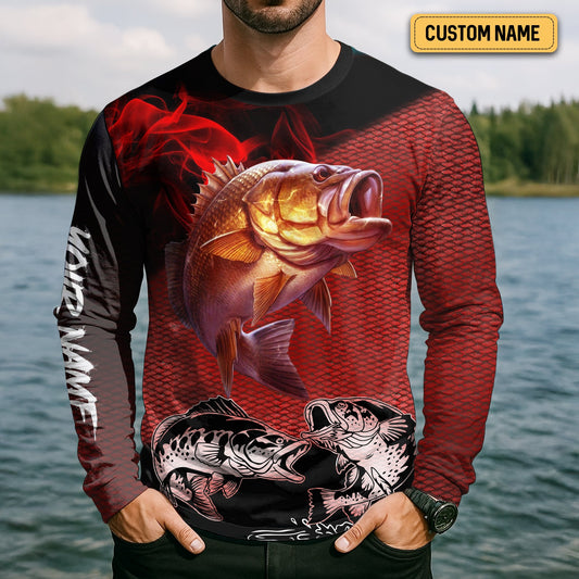 Joycorners The Man The Myth The Legend, Breathable Long Sleeve Shirt, Funny Fishing T-Shirt, Men Long Sleeve Shirt