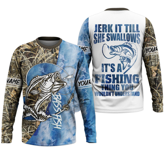 Joycorners Fishing Thing Fishing UV Shirts, Breathable Long Sleeve Shirt, Funny Fishing Shirts, Gag Gifts For Men