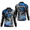 Joycorners Fishing Makes Me Happy UV Shirts For Men, SPF Long Sleeve Shirts, Breathable Long Sleeve Shirt