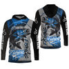 Joycorners Fishing Makes Me Happy UV Shirts For Men, SPF Long Sleeve Shirts, Breathable Long Sleeve Shirt