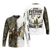Joycorners Fishing And Hunting, Reindeer Shirt, UPF Fishing Shirts, Long Sleeve Fishing Shirts, Men Long Sleeve Shirt