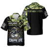 Joycorners Crappie Life Camo Fishing Shirt, Fishing T-Shirts Funny, SPF Long Sleeve Shirts, Men Long Sleeve Shirt