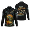 Joycorners Fish Around Find Trout Fishing Graphic Tees, Hooded Sun Shirt, Personalized Fishing Gifts, UV Shirts For Men