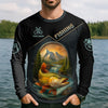 Joycorners Fish Around Find Trout Fishing Graphic Tees, Hooded Sun Shirt, Personalized Fishing Gifts, UV Shirts For Men