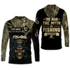 Joycorners The Man The Myth The Legend, SPF Long Sleeve Shirts, SPF Shirts For Men, Fishing UPF Shirts, Sun Shirts For Men