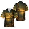 Joycorners Bible Story Fish And Bread, Long Sleeve Fishing Shirts, SPF Shirts For Men, Fishing UPF Shirts, Sun Shirts For Men