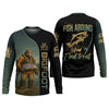 Joycorners Fish Around & Find Trout Fishing Shirt, Bigfoot Fishing Shirt, SPF Shirts For Men, Funny Fishing Shirt