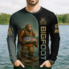 Joycorners Fish Around & Find Trout Fishing Shirt, Bigfoot Fishing Shirt, SPF Shirts For Men, Funny Fishing Shirt