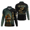 Joycorners Fish Around & Find Trout Fishing Shirt, Bigfoot Fishing Shirt, SPF Shirts For Men, Funny Fishing Shirt