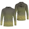Joycorners Green Brook Trout Skin UPF Fishing Shirts, Hooded Sun Shirt, Personalized Fishing Gifts, UV Shirts For Men