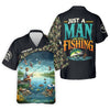 Joycorners Just A Man Who Loves Fishing Camo Fishing Shirt, Fisherman Gift, SPF Shirt For Men
