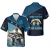 Joycorners Mine's So Big I Have To Use Two Hands Funny Fishing Shirt, SPF Shirt For Men, Gift For Fisherman