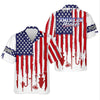 Joycorners American Hooker Hooded UPF Shirt, American Flag Fish Shirt, Long Sleeve Fishing Shirts, Mens Casual Shirts