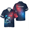 Joycorners Marlin Fishing Custom Name UPF Shirts, Tournament Fishing Shirts, Men's Fishing Shirt