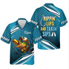 Joycorners Rippin' Lips & Takin' Sips Fishing SPF Shirt For Men, Gift For Fisherman, Fishing Shirts For Men