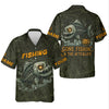 Joycorners Gone Fishin In The Afterlife Horror Fishing SPF Shirt For Men, Halloween Fishing Jersey, Presents For Fishermen