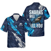 Joycorners Sharks Will Kill You Performance Fishing Shirts, SPF Shirt For Men, Presents For Fishermen