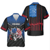 Joycorners Largemouth Bass Fishing Patriotic Fishing Shirt, SPF Shirt For Men, Presents For Fishermen