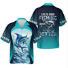 Joycorners Life Is Good Fishing Makes It Better Performance Fishing Shirts, Swordfish Fishing SPF Shirt For Men