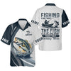 Joycorners Fishing Is Not About The Fish It's The Time Spent Together Catching Them Fishing UPF Shirts, Fishing Shirts For Men