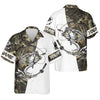 Joycorners Camo White Fishing UPF Shirts, Camouflage Fishing Shirts, Fishing Gifts For Men, Men's Fishing Shirt