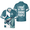 Joycorners I Fish So I Don't Choke People Blue Marlin Fishing SPF Shirt For Men, Fishing Gifts For Men, Men's Fishing Shirt